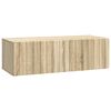 vidaXL Wandbeugel TV-kast 98 x 41 x 30 cm Sonoma Eiken Bewerkt hout