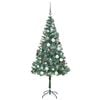 vidaXL Kunstkerstboom met 300 LED Groen 180 cm PVC en Staal