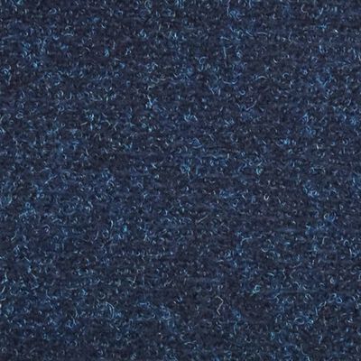 vidaXL Trapmatten zelfklevend 15 st 56x17x3 cm naaldvilt marineblauw