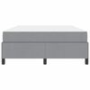 vidaXL Boxspringbed Lichtgrijs 160 x 200 cm Stof