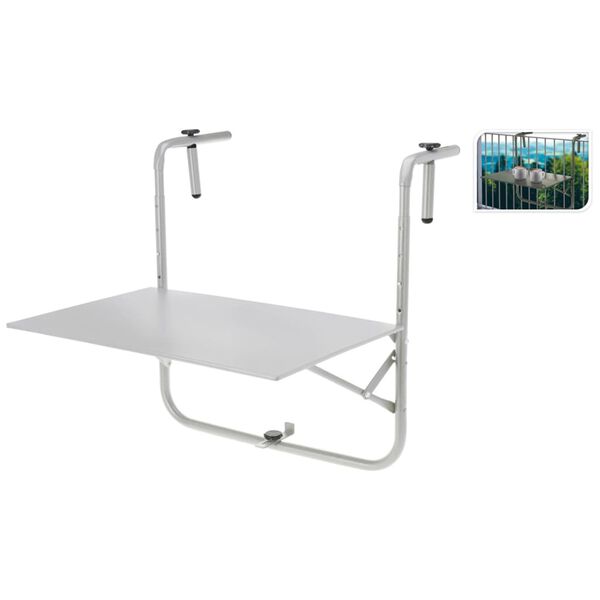 ProGarden Balkontafel matgrijs