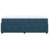 vidaXL Boxspring met matras fluweel donkerblauw 100x200 cm