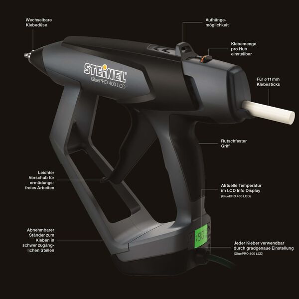 Steinel Lijmpistool GluePRO 400 LCD