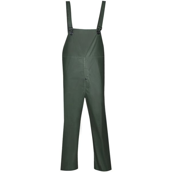 vidaXL Tweedelig regenpak waterbestendig met capuchon groen M