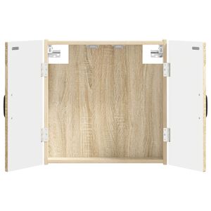 vidaXL Dartbord Kabinet HAARLEM Sonoma Eiken 52,5 x 10,5 x 53,5 cm