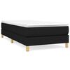 vidaXL Boxspring bed 100x200 cm stof zwart