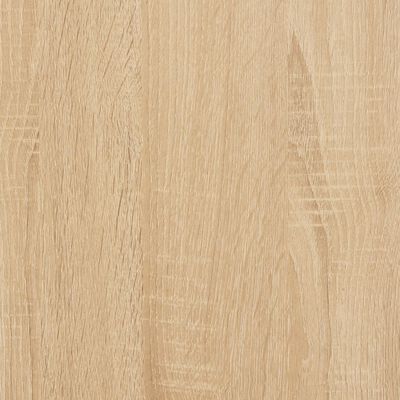 vidaXL Nachtkastjes 2 st 40x41x50 cm bewerkt hout sonoma eikenkleurig