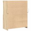 vidaXL Dressoir 81x37x100 cm bewerkt hout sonoma eikenkleurig