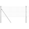 vidaXL Afrasteringspaal Zilver 100 x 0,6 m (16 x 16 mm gaas) Staal