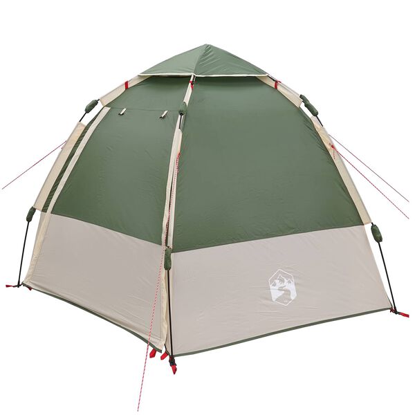 vidaXL Directe Tent met opslag Groen 280 x 280 x 160 cm Staal