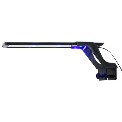 vidaXL Aquariumlamp met klem LED 35-55 cm blauw en wit