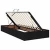 vidaXL Opslag bed met matras met matras Zwart 100 x 200 cm Polyester