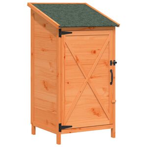 vidaXL Tuinschuur Bruin 59,5 x 56 x 113,5 cm Massief Vurenhout