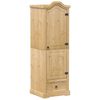 vidaXL Kledingkast Corona 55x52x170 cm massief grenenhout