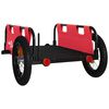 vidaXL Fietstrailer oxford stof en ijzer rood