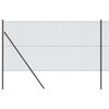 vidaXL gelast draadhek met grondbevestiging 10 x 1,2 m Grijs Mesh