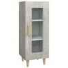 vidaXL Dressoir 34,5x34x90 cm bewerkt hout betongrijs