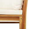 vidaXL 6-delige Loungeset met kussens massief acaciahout