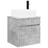 vidaXL Wandgemonteerde wastafelmeubel Betongrijs 49 x 41 x 63 cm