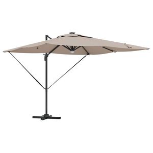 vidaXL Roma Parasol 286 x 284 x 270 cm Aluminium en Polyester