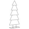 vidaXL Kerstdecoratie kerstboom 150 cm metaal zwart