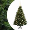 vidaXL Kunstkerstboom met Ballen 120 cm 150 LED's Warmwit