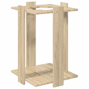 vidaXL Biljartkeu standaard Bewerkt hout 42 x 43 x 60 cm Sonoma Eiken