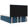 vidaXL Ottoman bed met matrassen 140x200cm fluweel donkerblauw