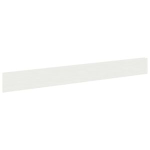 vidaXL Gazonrand 10 st 100 x 12 cm Staal Wit