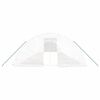 vidaXL Tuinkas met stalen frame 80 m&sup2; 16x5x2,3 m wit