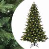 vidaXL Kunstmatige Inklapbare Kerstboom 120 cm 150 LED's Warmwit