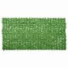 vidaXL Balkonscherm met groene bladeren 300x150 cm