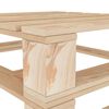 vidaXL Tuintafel pallet hout