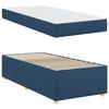 vidaXL Bedframe met matras Blauw 80 x 200 cm Stof