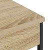 vidaXL Nachtkastje 2 pcs Sonoma Eiken 41 x 31 x 51 cm Bewerkt hout