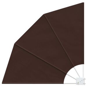 vidaXL Balkon Privacy Scherm 210 x 210 cm Polyester Bruin