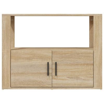 vidaXL Dressoir 80x30x60 cm bewerkt hout sonoma eikenkleurig