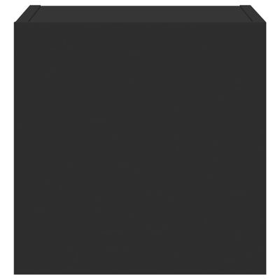 vidaXL Tv-wandmeubel met LED-verlichting 30,5x35x30 cm zwart