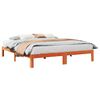 vidaXL Bedframe zonder matras massief grenenhout wasbruin 160x200 cm