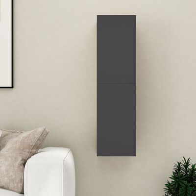 vidaXL Tv-meubel 30,5x30x110 cm bewerkt hout grijs