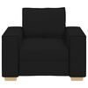 vidaXL Sofa Stoel Zwart 100x78x84 cm Stof