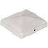 vidaXL Paalkappen 6 st piramide 101x101 mm gegalvaniseerd metaal