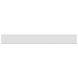 vidaXL Raamsokkel Wit 60 x 15 x 4,5 cm PVC