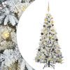 vidaXL Kunstmatige Inklapbare Kerstboom Wit 180 cm PE en PVC