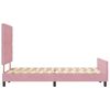 vidaXL Boxspringbed met hoofdeinde Roze 120 x 200 cm Fluweel