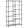 vidaXL Boekenrek 100x32x170 cm bewerkt hout en ijzer grijs sonoma