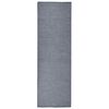 vidaXL Buitenkleed platgeweven 80x250 cm blauw