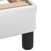 vidaXL Bed "Viana" met matras kunstleer wit 80x200 cm
