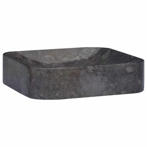 vidaXL Gootsteen 40x40x10 cm marmer zwart