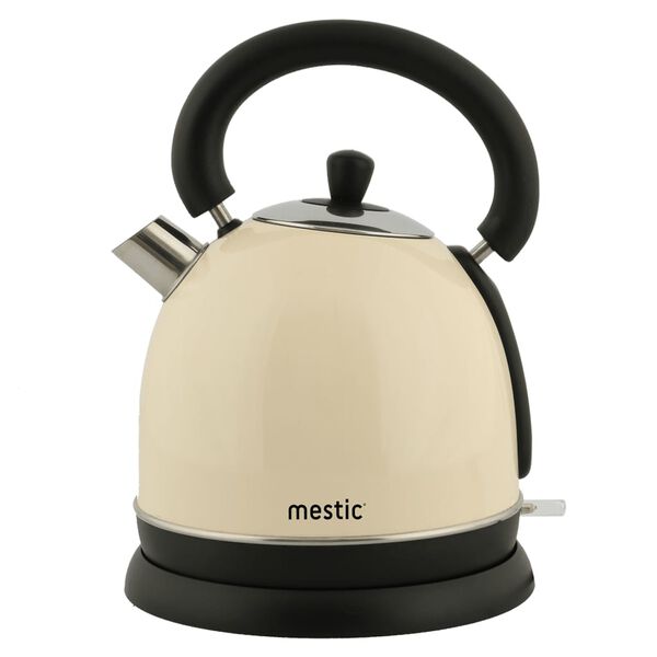 Mestic Waterkoker MWC-180 retro 1,8 L cr&egrave;mekleurig en zwart